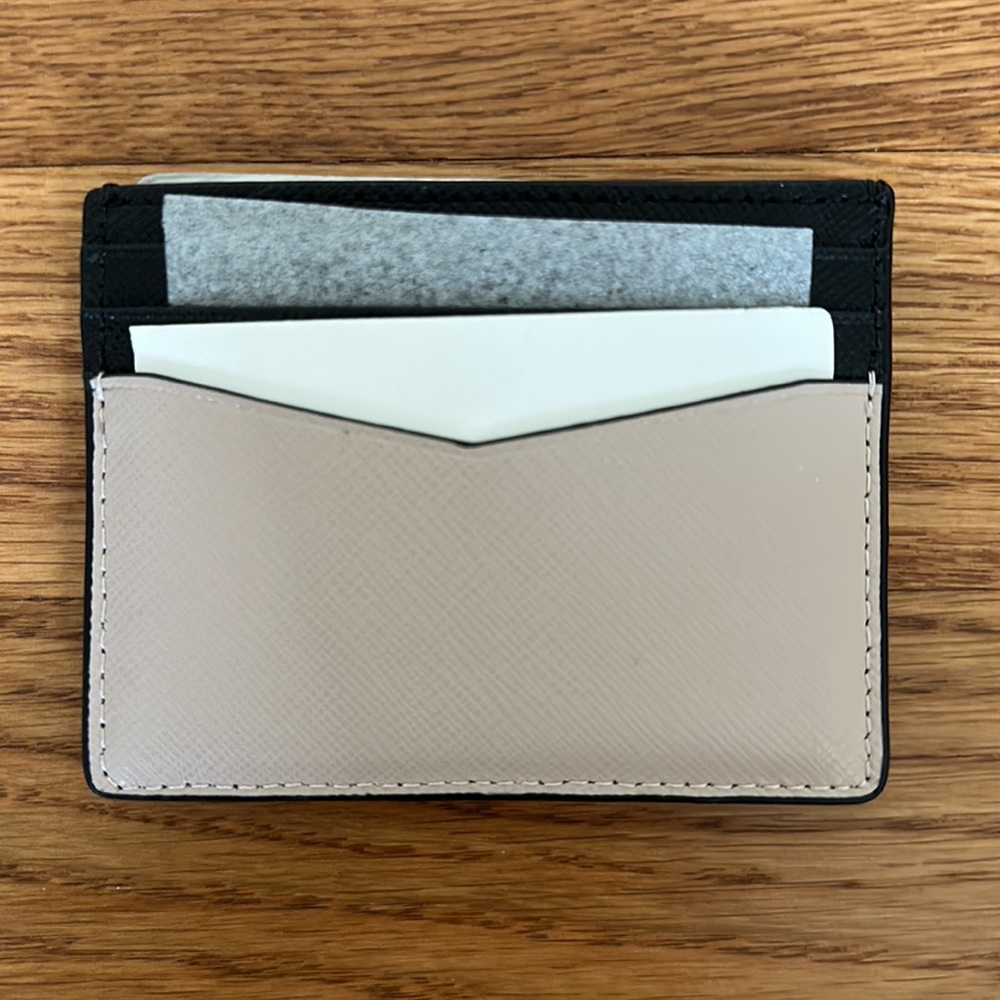 NWT Kate Spade Staci Colorblock Saffiano Leather Cardholder - Picture 2 of 3
